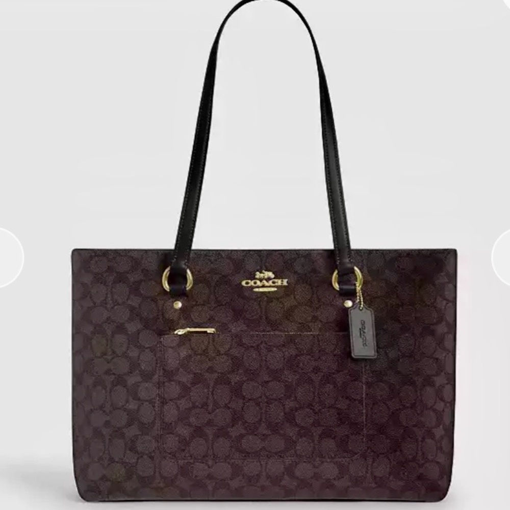ITEM SOLD



Coach Dark Brown Signature Tote
Selling to help my dog with medical